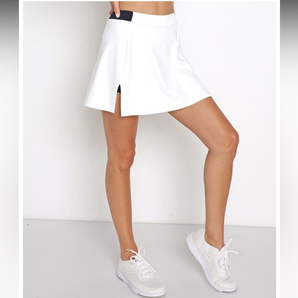 Splits59 Blake Regular Rise Techflex Skort Off White Indigo - Picture 3 of 9